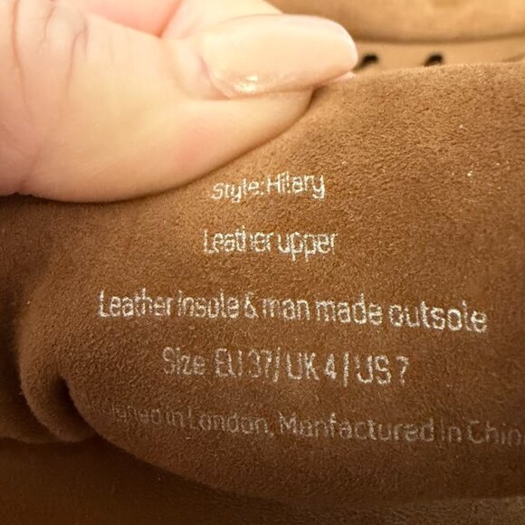 Naked Wolfe Hilary Brown Leather Platform Flip Flop Sandals EU 37 US 7 - Picture 10 of 10